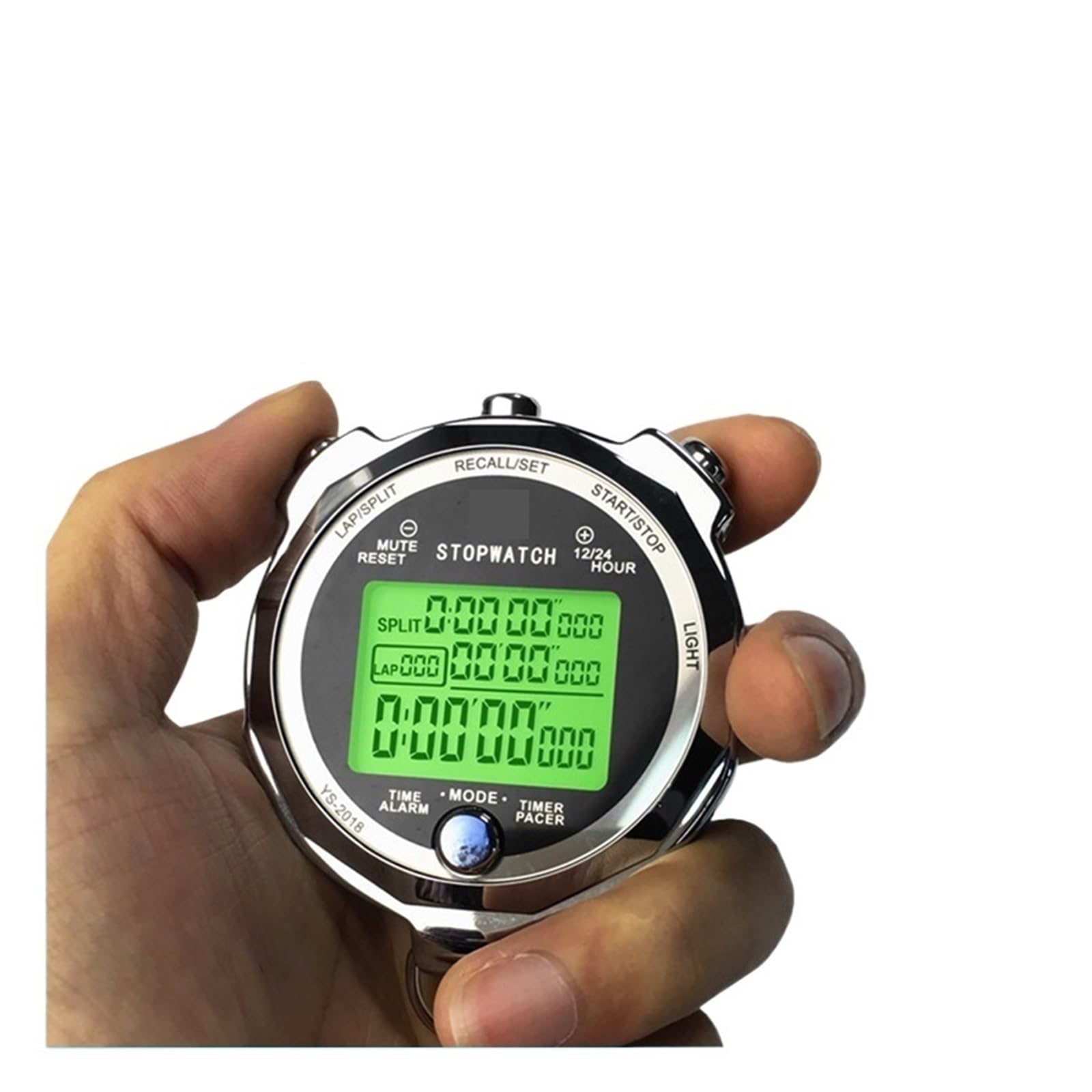 Cronometro digitale 0,001 s Conto alla rovescia luminoso di precisione 100/200 canali Memoria Allenamento for arbitri Timer da corsa Misurazione Precisa Del Tempo(200 Tracks)