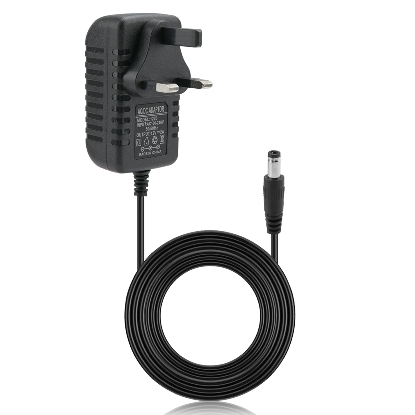 Diesel Heater 12V 2A Power Supply Adapter - 100-240V With 5.5x2.1mm DC Plug For CCTV Cameras Dc Power Supply