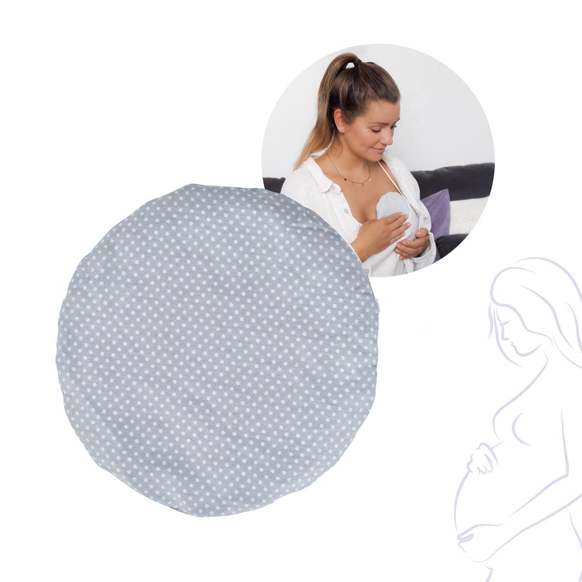 Reer mama Cherry Stone Breastfeeding Pillow