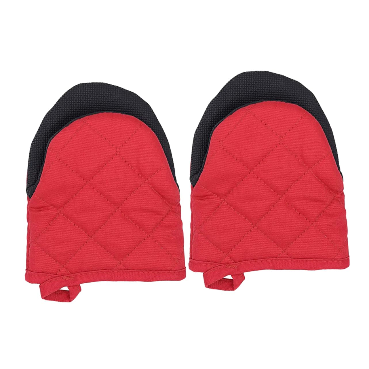 Guantes para Horno Microondas Resistentes Al Calor, Tamaño Mini, Material Seguro Resistente, Protección contra Quemaduras, Uso En Cocina/Barbacoa, Rojo