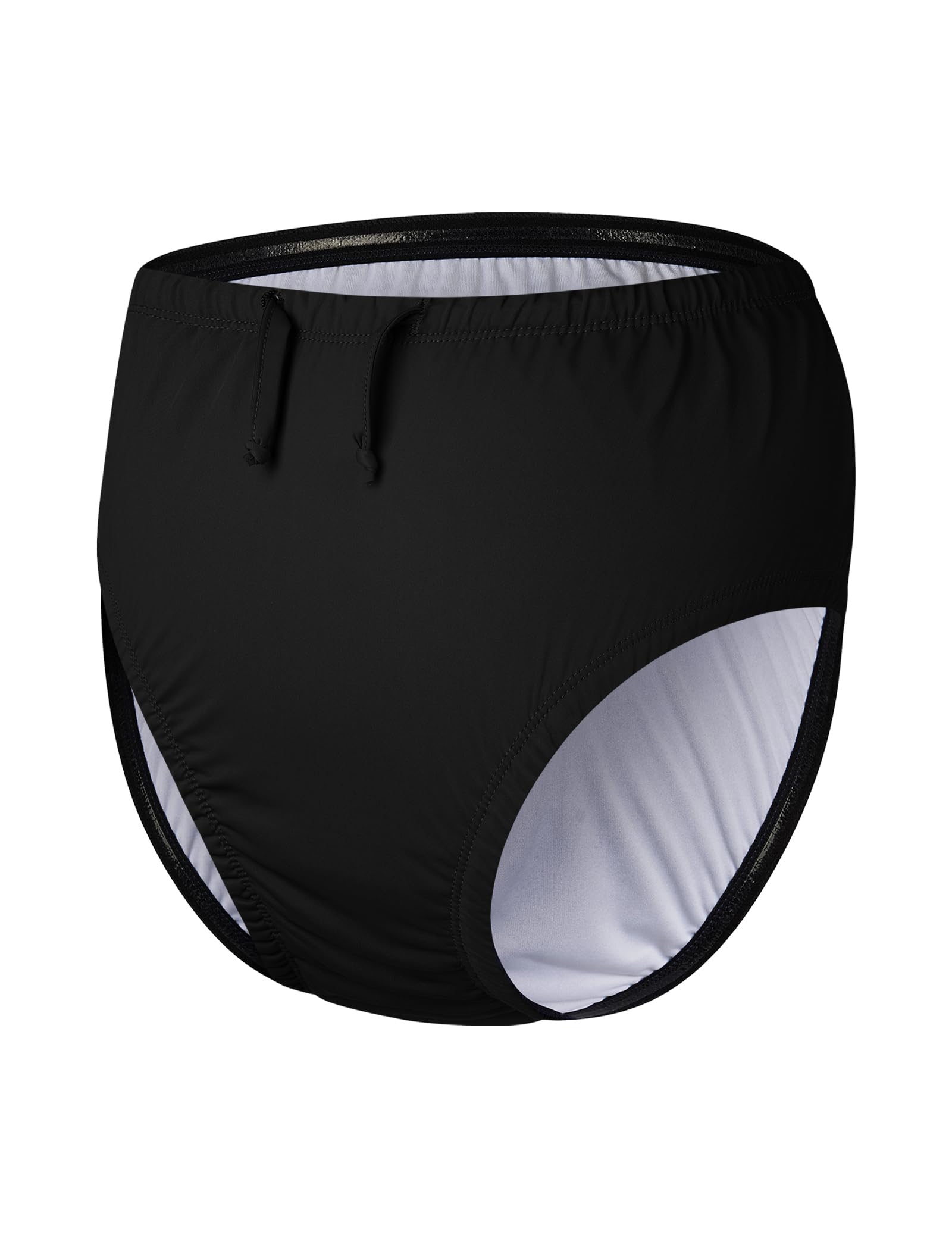 Photo 1 of SPOFOR Adult Reusable Swim Diapers - Waterproof, Leakproof, Black, L