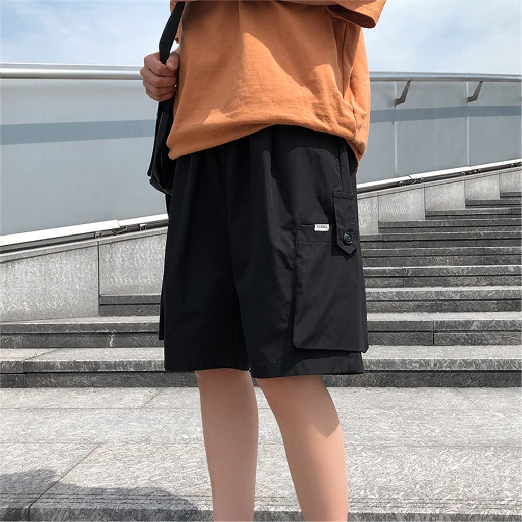 Short de travail noir pantalon droit homme leger vetement de chantier estival - 7