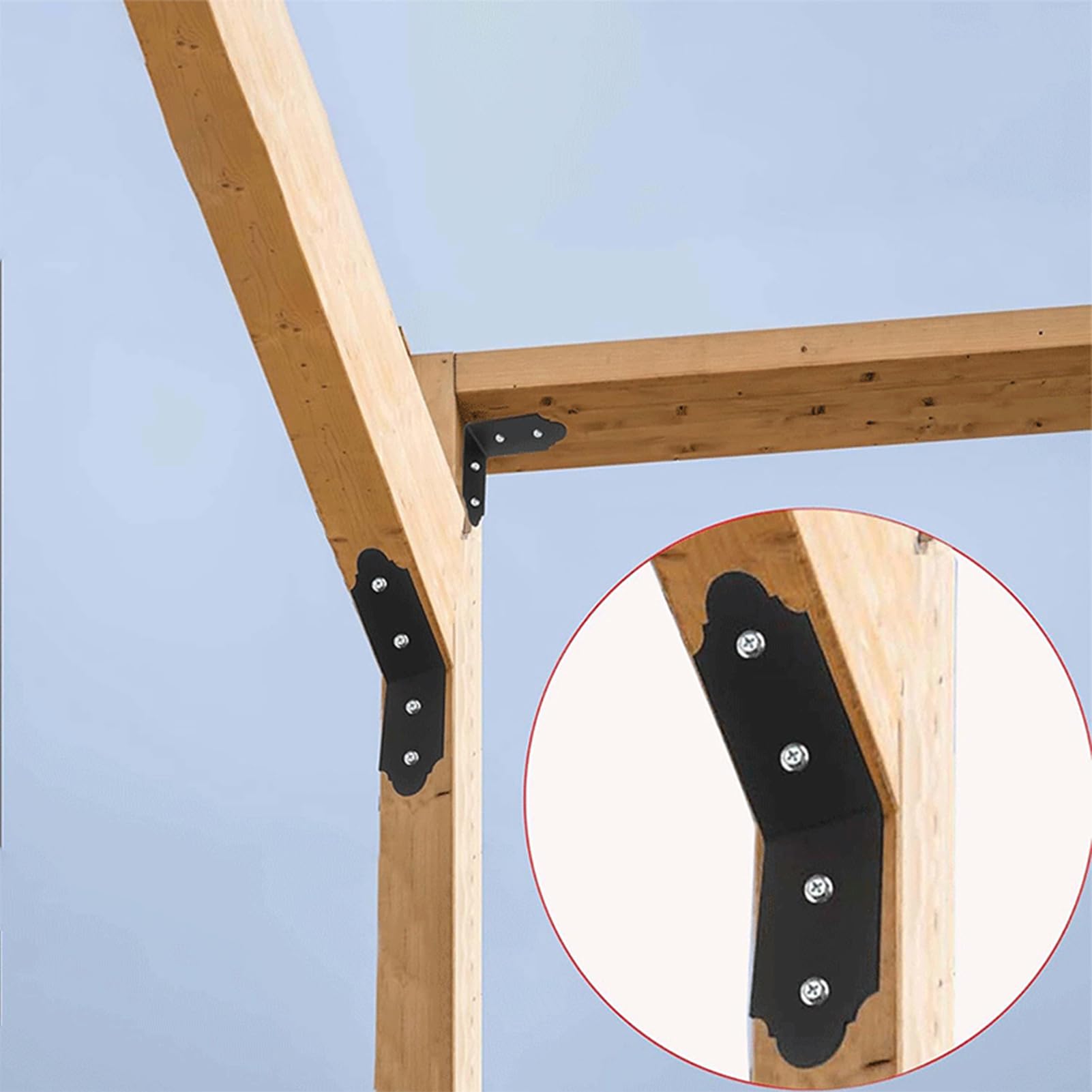 Équerre à 45 Degrés 4 Pièces Outils De Construction En Métal