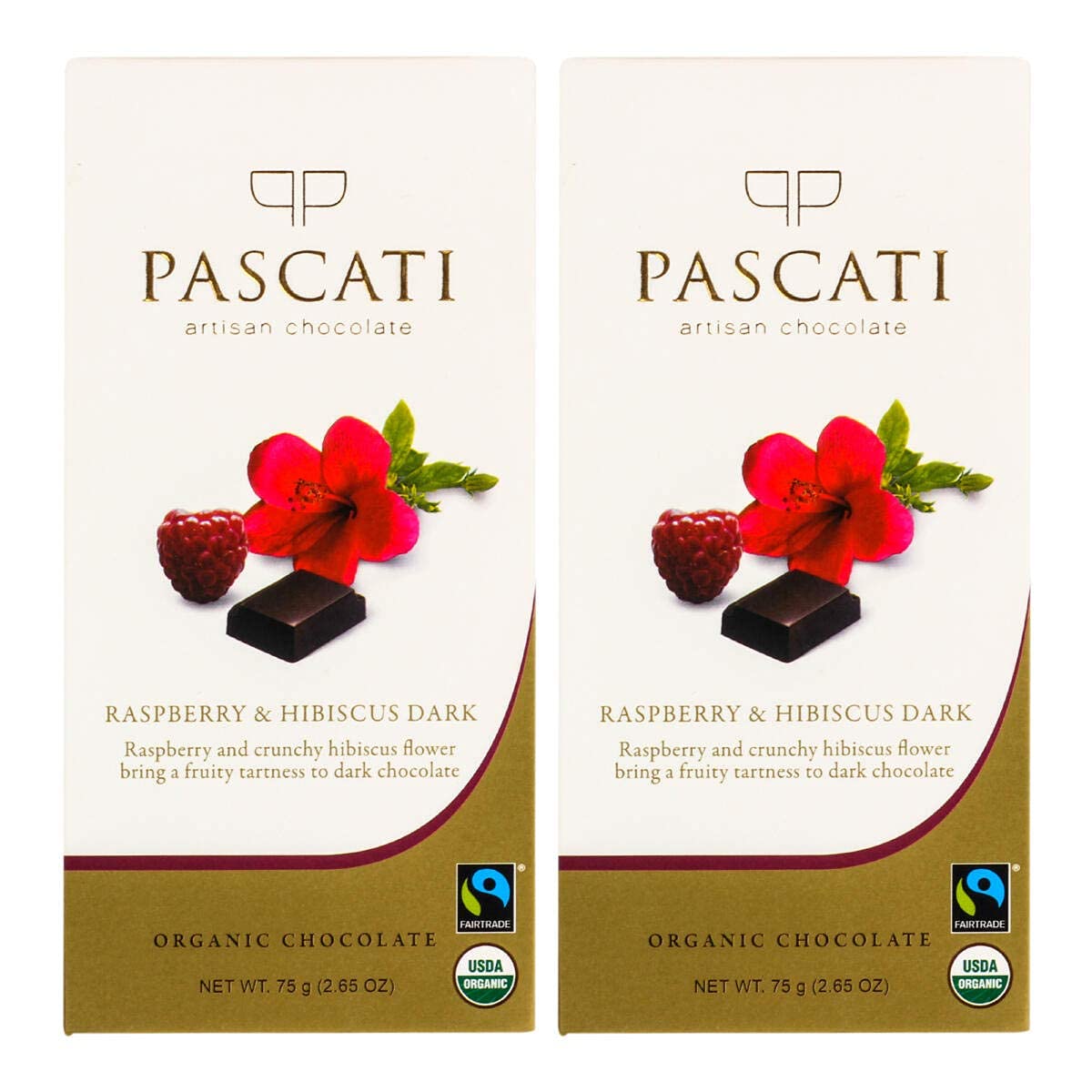 Pascati Chocolates Raspberry & Hibiscus Dark Usda Organic Chocolate,[Pack Of 2],180 Grams (B082V4S9FP) Amazon Price History, Amazon Price Tracker