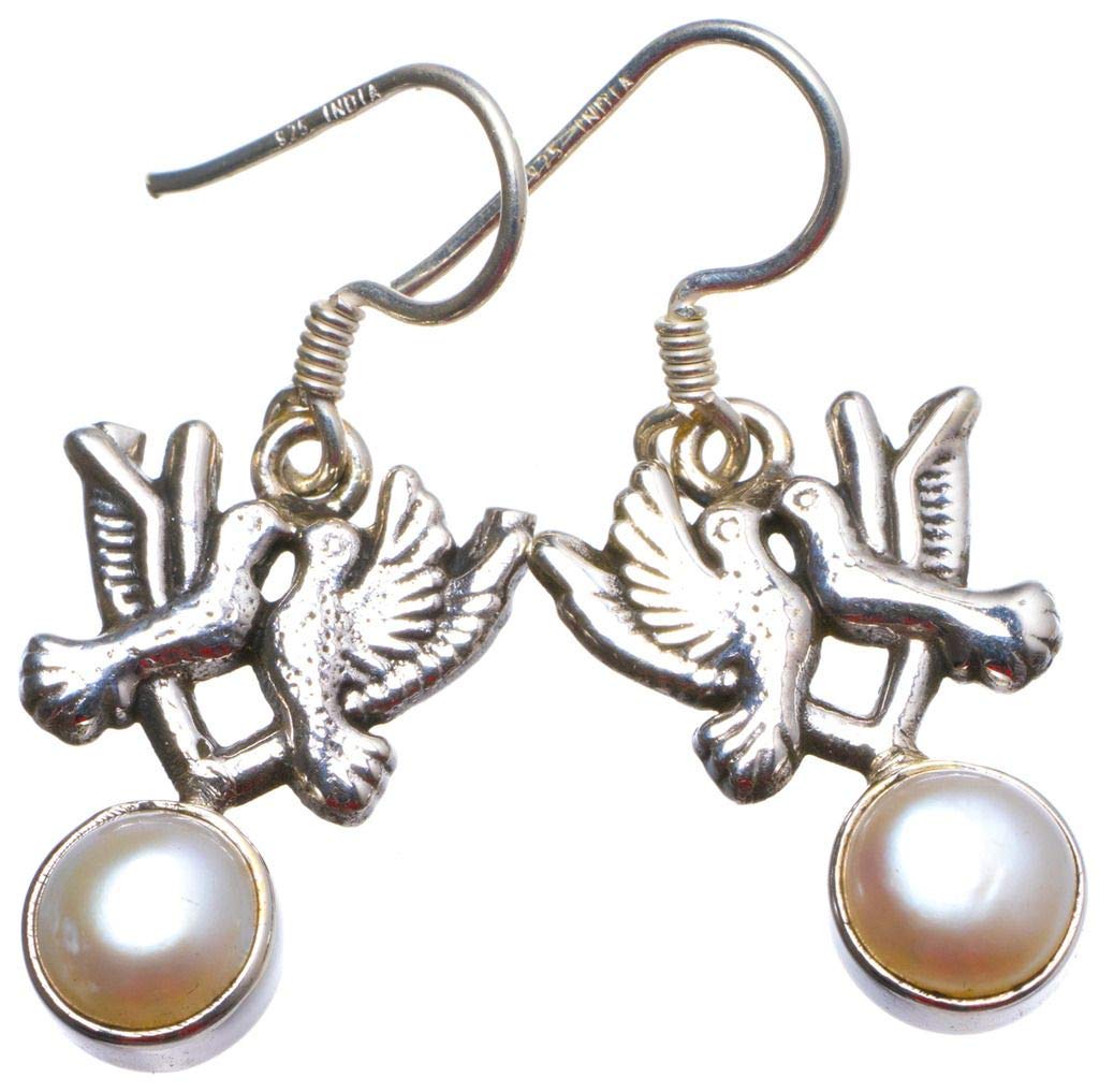 Boucle d'oreille perle de rivière argent 925 pour illuminer vos tenues
