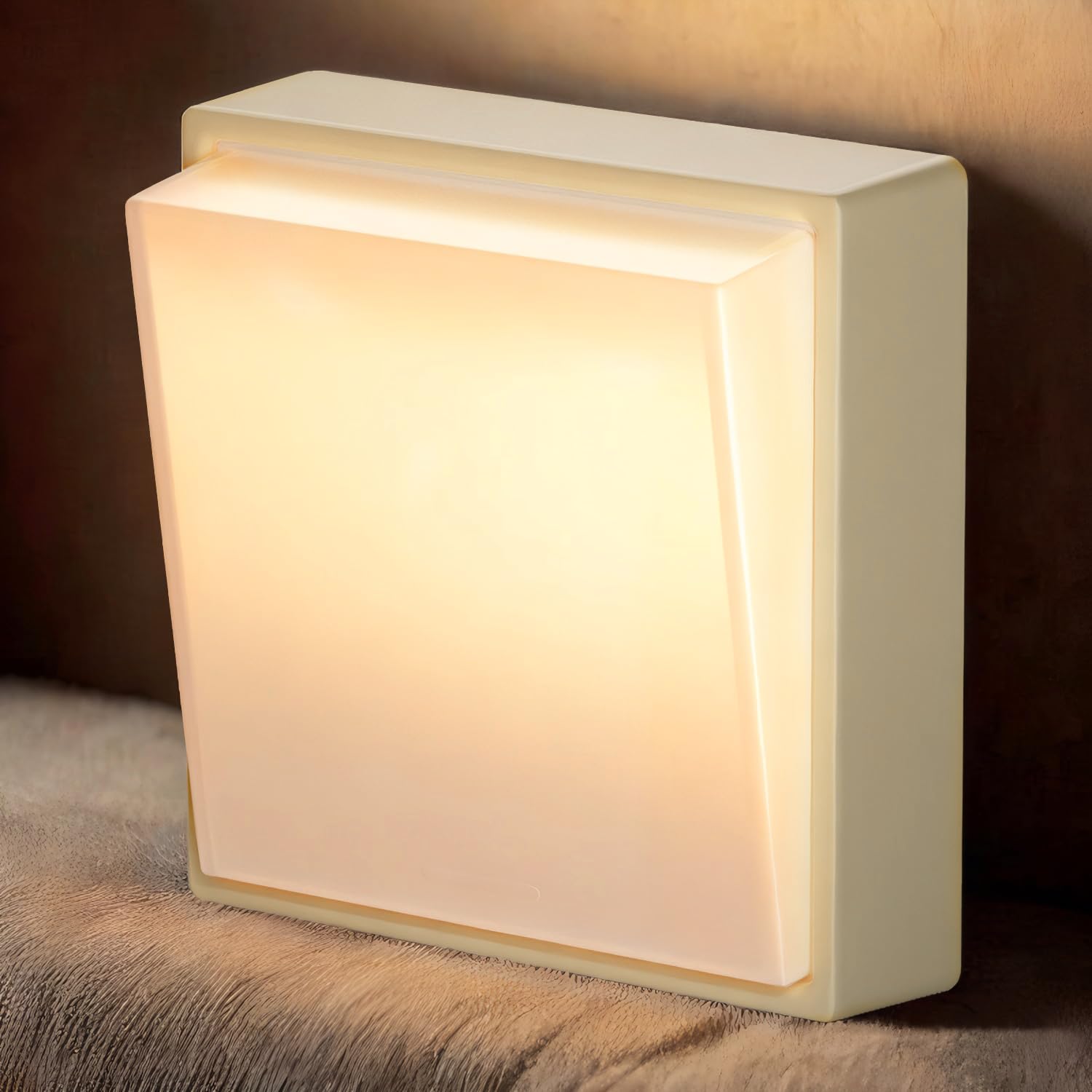 Vecoter Night Light, Magnetic LED Nightlight with 1200mAh Rechargeable Battery,Dimmable,30-Minute Timer, 3000K Automatic Warm Night Light for Adults/Kid/Bathroom/Bedroom/Hallway(White)