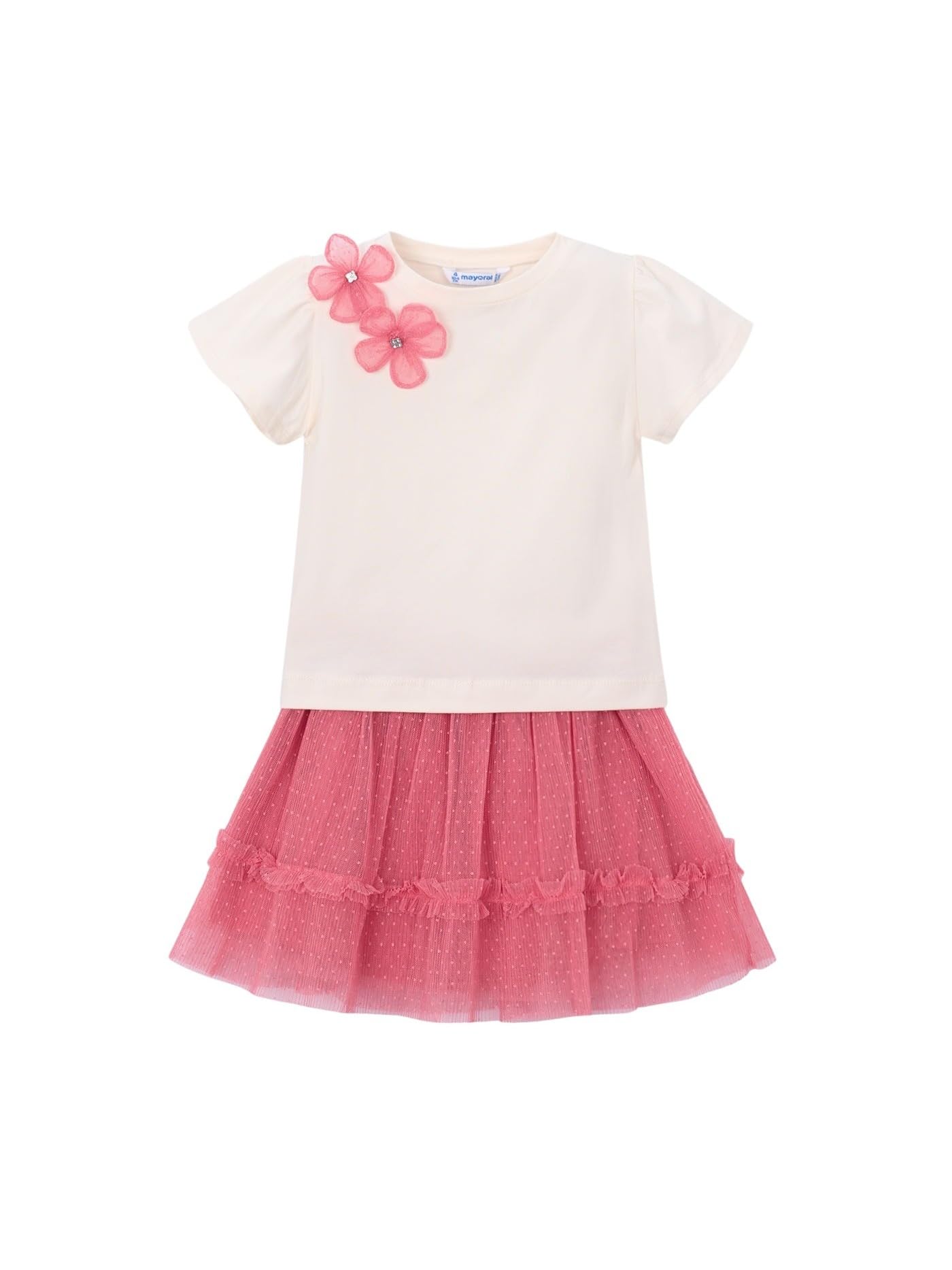 Mayoral Compl.Gonna Tulle per Bambine e Ragazze Camelia