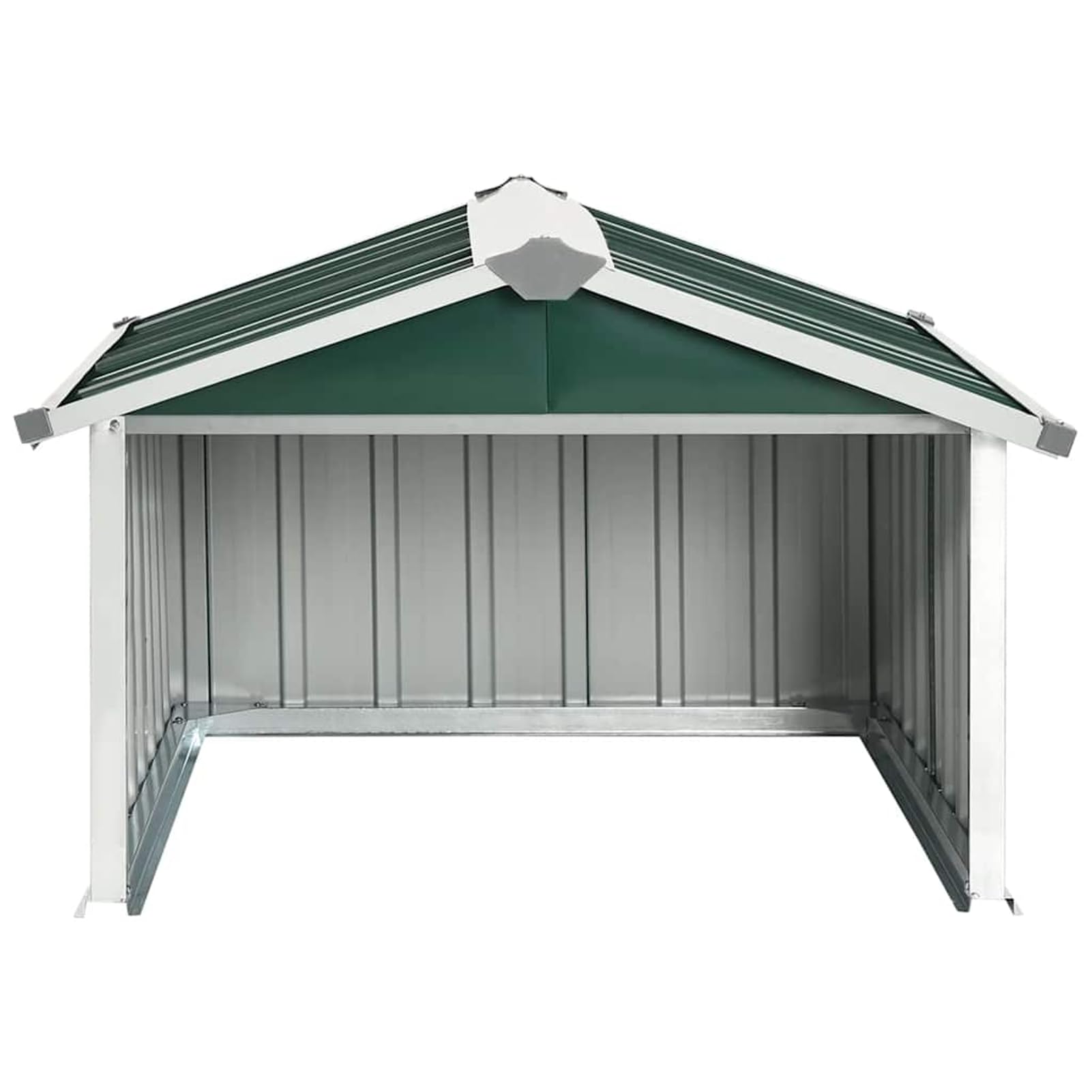 Gecheer Rasenroboter-Garage, verzinkter Stahl, wettergeschützter Aufbewahrungsschuppen für Rasenmäher-Roboter, 92x97x63 cm, für Garten und Rasenpflege