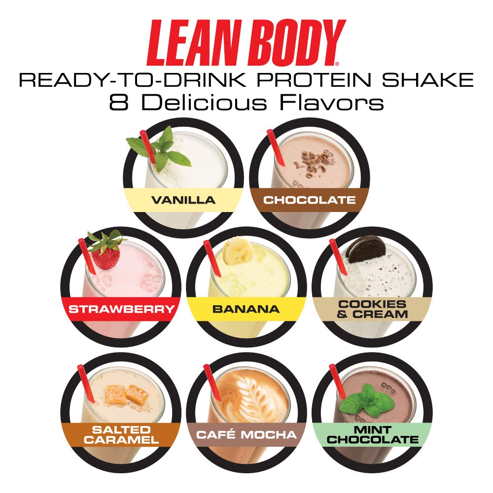 LABRADA Lean Body Ready To Drink Protein Shake, Convenient OnTheGo