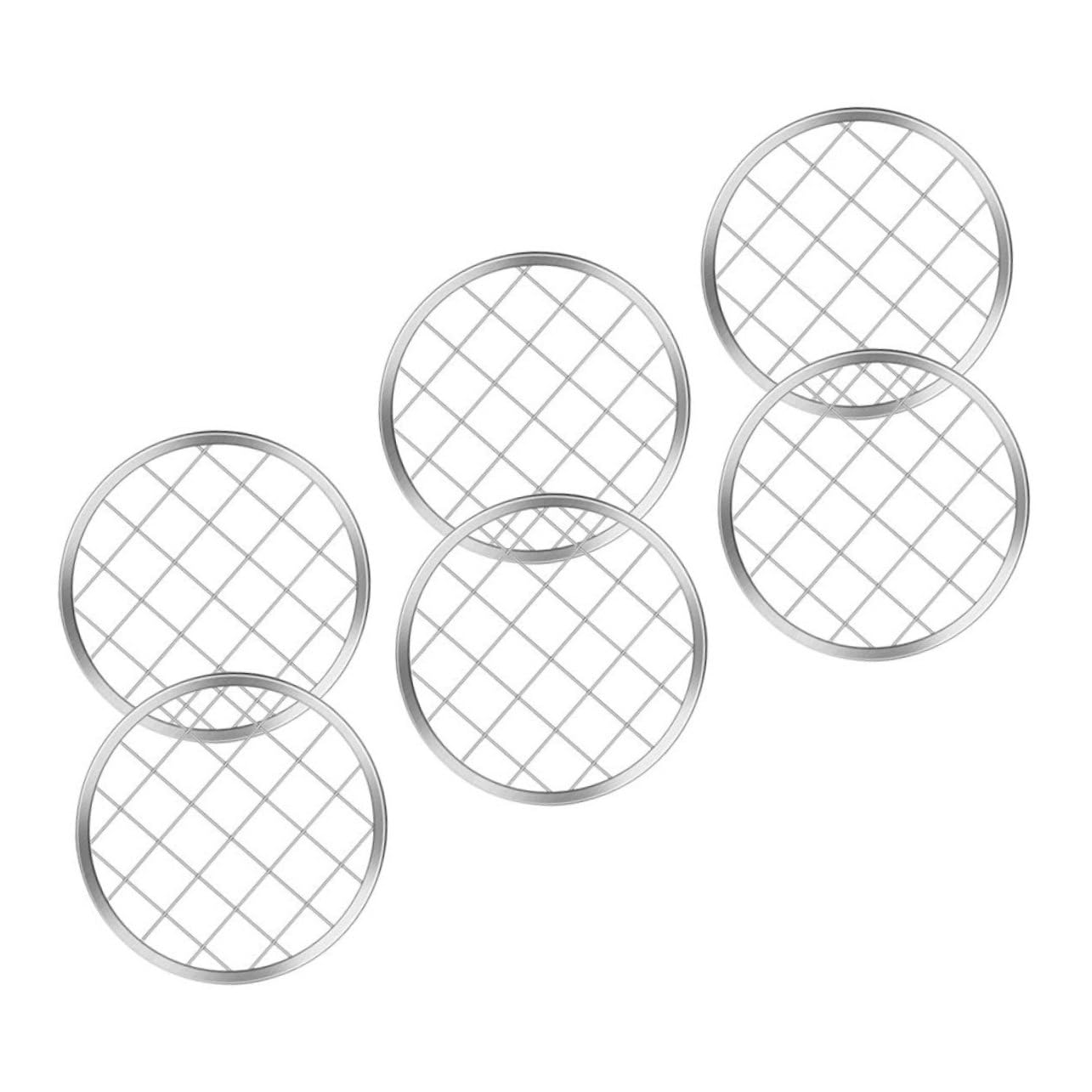 IWOWHERO 86mm Mason Jar Lid Floral Grid Metal Flower Grid Lid for Vase Organized Storage for Home Decor