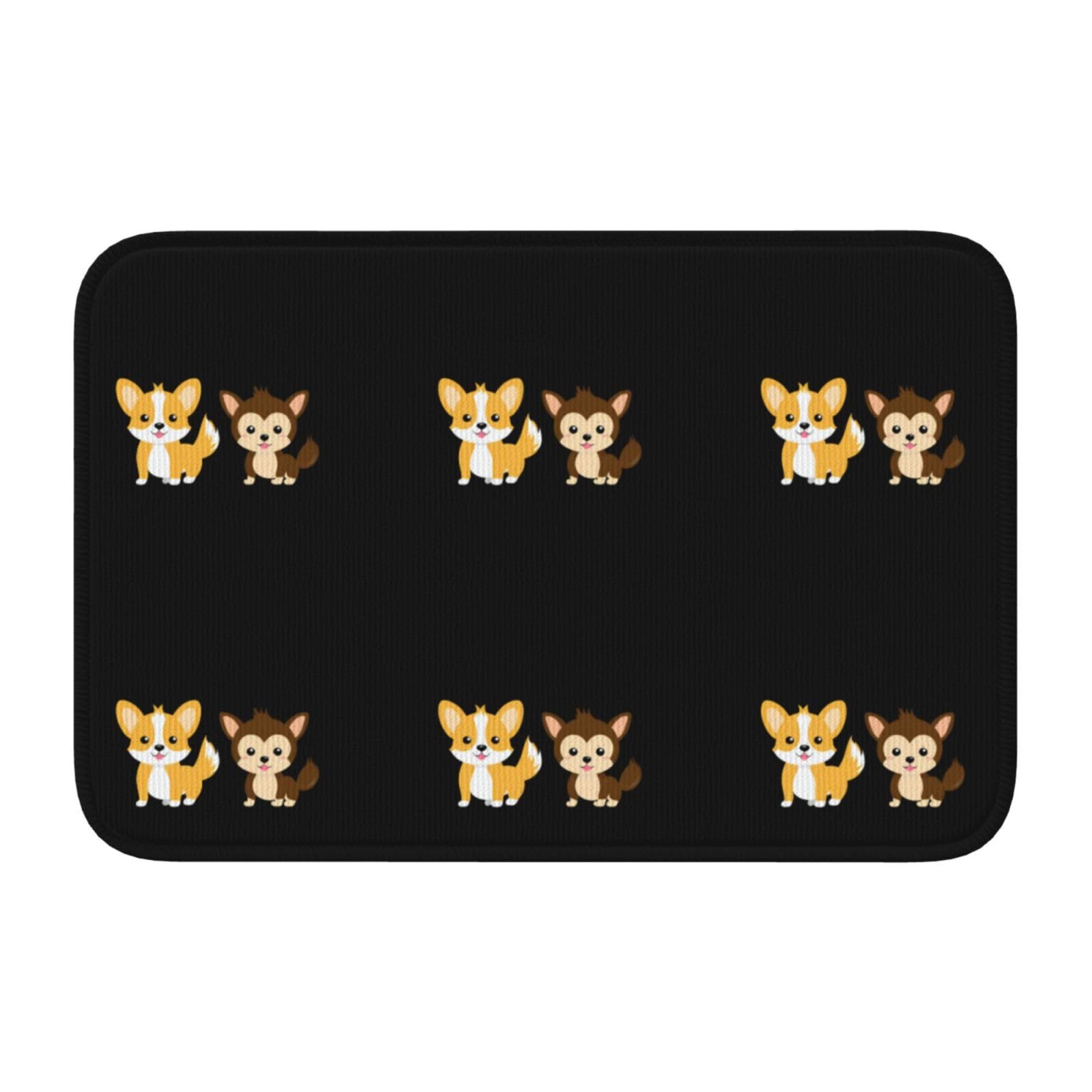 Tapis de sol ourlet 40 x 60 antidérapant et facile à nettoyer JKIEGOQ