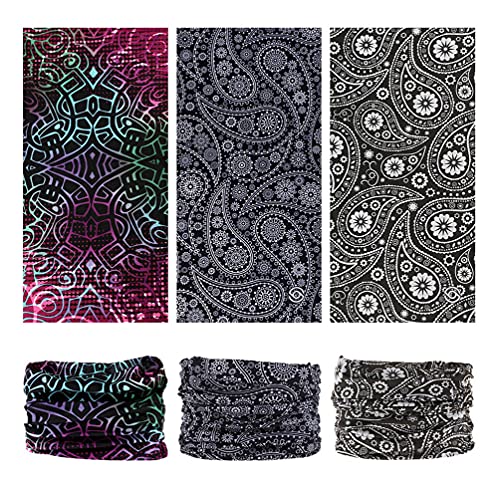 Image of VANCROWN Headband Neck Gaiter Head Wrap Headwear Face Mask Magic Scarf Bandana for Men and Women