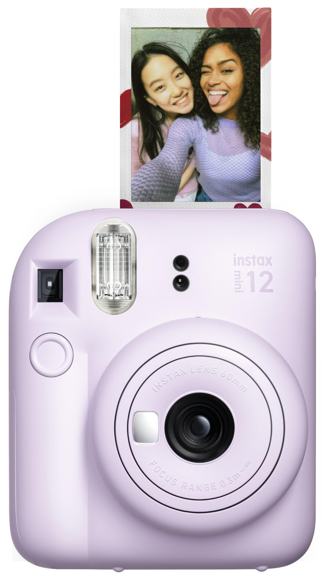Pack Iconique Love Appareil Photo instantané Fujifilm instax Mini 12 Violet + Pack de Film 10 Vues + Housse de Protection