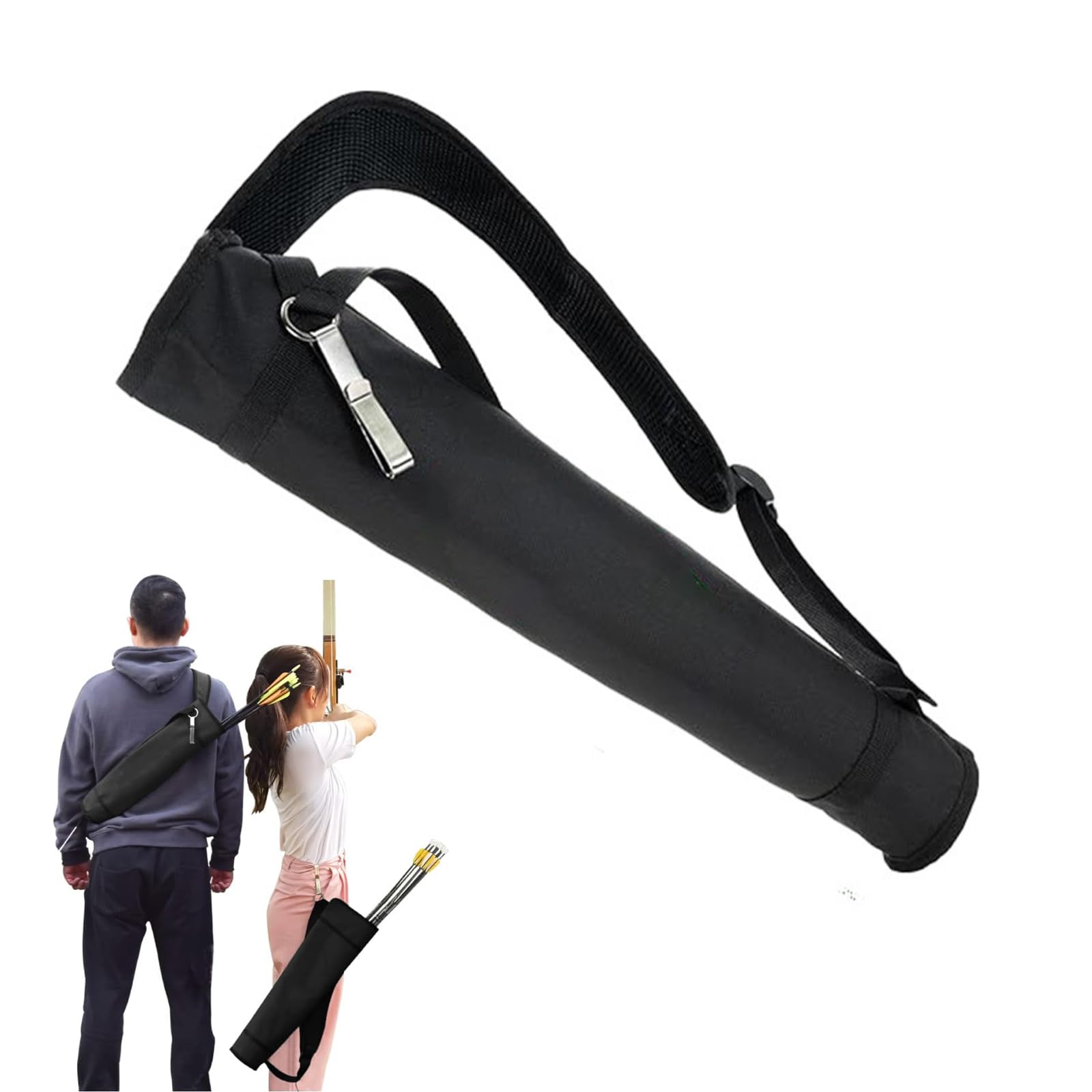 Netupett Archery Back Hip Quiver | Adjustable Arrow Backpack Holder for Compound | Recurve Bow Practice、Target 、 Hunting