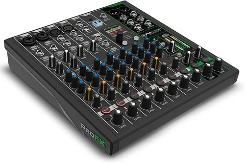 Miniatura 4 de Mackie ProFX10v3+ Mezclador analógico profesional de 10 canales con USB, preamplificadores de micrófono Onyx, motor de efectos GigFX y Bluetooth