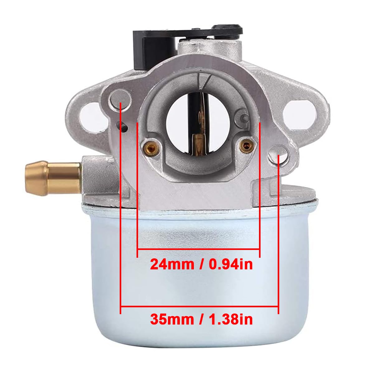 ZAMDOE 799868 Carburatore per Briggs & Stratton 694882 698444 498254 798170 498170 49-817-0 497347 498966 4-7 HP 122000 Motori con Parti di Ricambio per Candele Filtro Aria