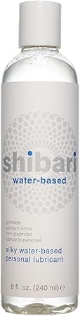 Shibari Premium Water-Based Lubricant, Personal Lube for Couples and Women, 8 Fl Oz (Pack of 1), Water-Based