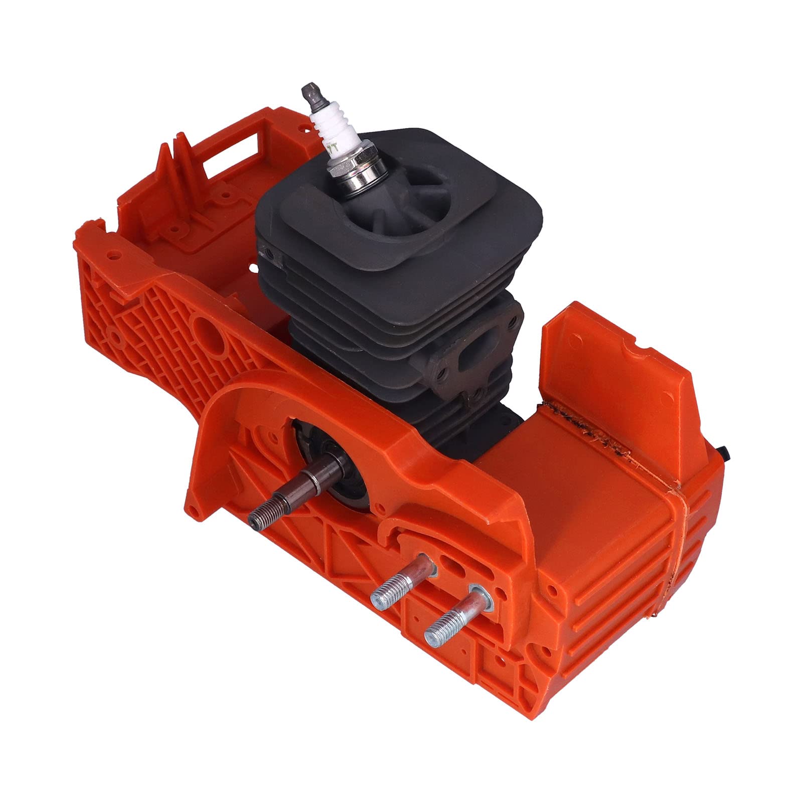 Cilindro del cárter Cilindro del cárter de 40 mm con bujía para Motosierra 136 137 141 142 530071991 Pieza de Repuesto de Alto Rendimiento