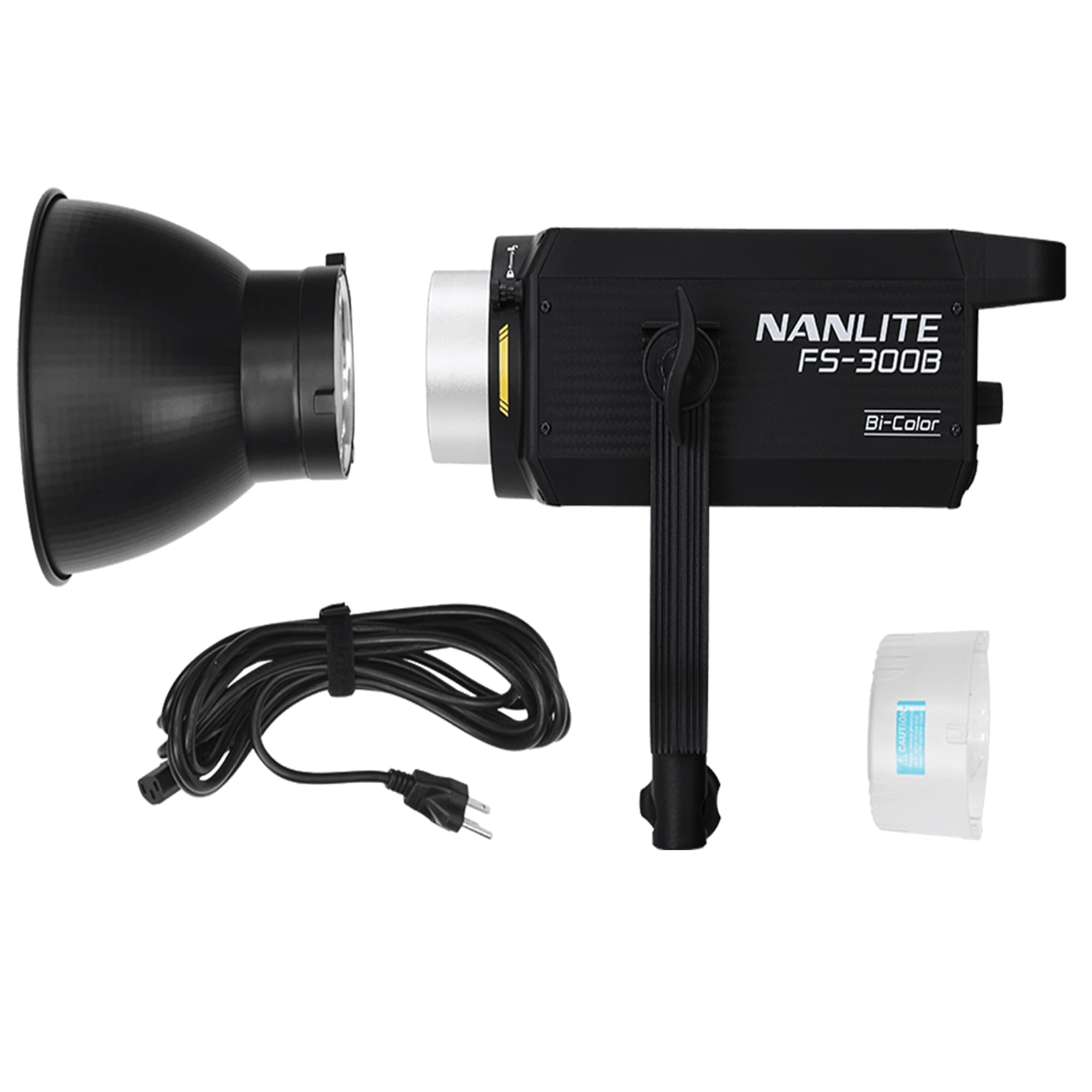 Nanlite FS-300B Projecteur LED bicolore 300 W 2700 K-6500 K IRC réglable 96, contrôle par application, support Bowens pour photographie/vidéographie/YouTube/TikTok création de contenu et diffusion en