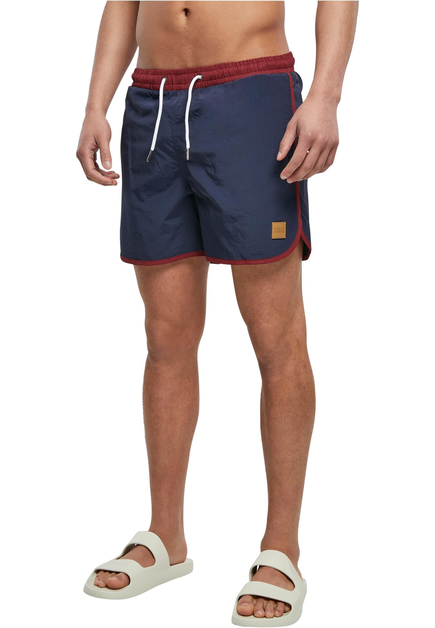 Urban Classics Bañador para Hombre Estilo Retro, Bermudas Cortos, Shorts de Baño para Natación de Secado Rápido adapto para las Vacaciones, Tallas XS - 5XL