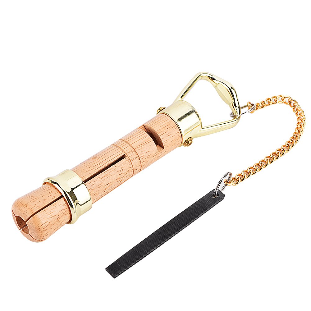 OKBYY Tip Clamp - Wood Cue Tips Clamp Repair Kit Tool with Coil File for Snooker Cues 10MM & 11MM