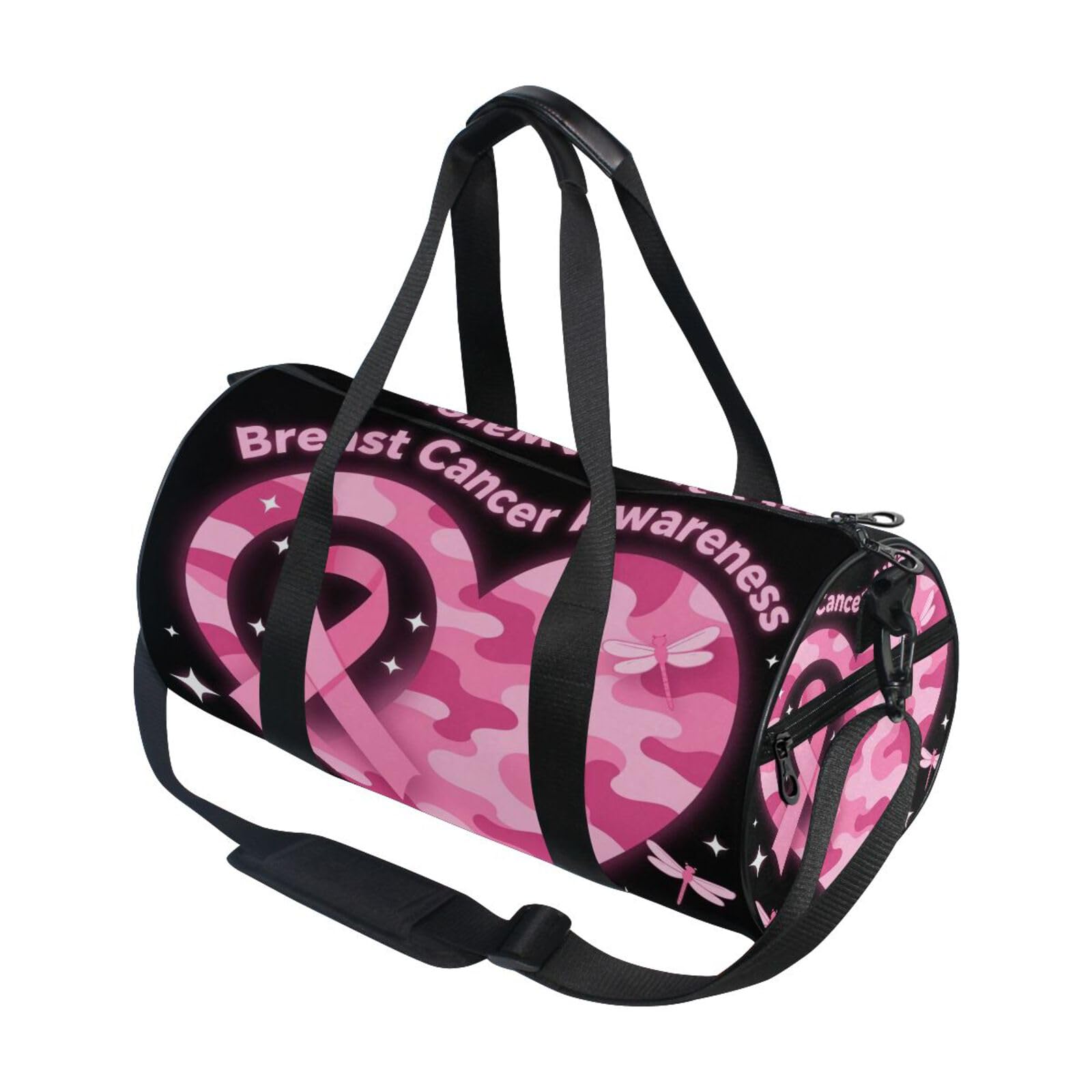 Bolsa de deporte redonda y ligera con bolsillo interior para gimnasio 7