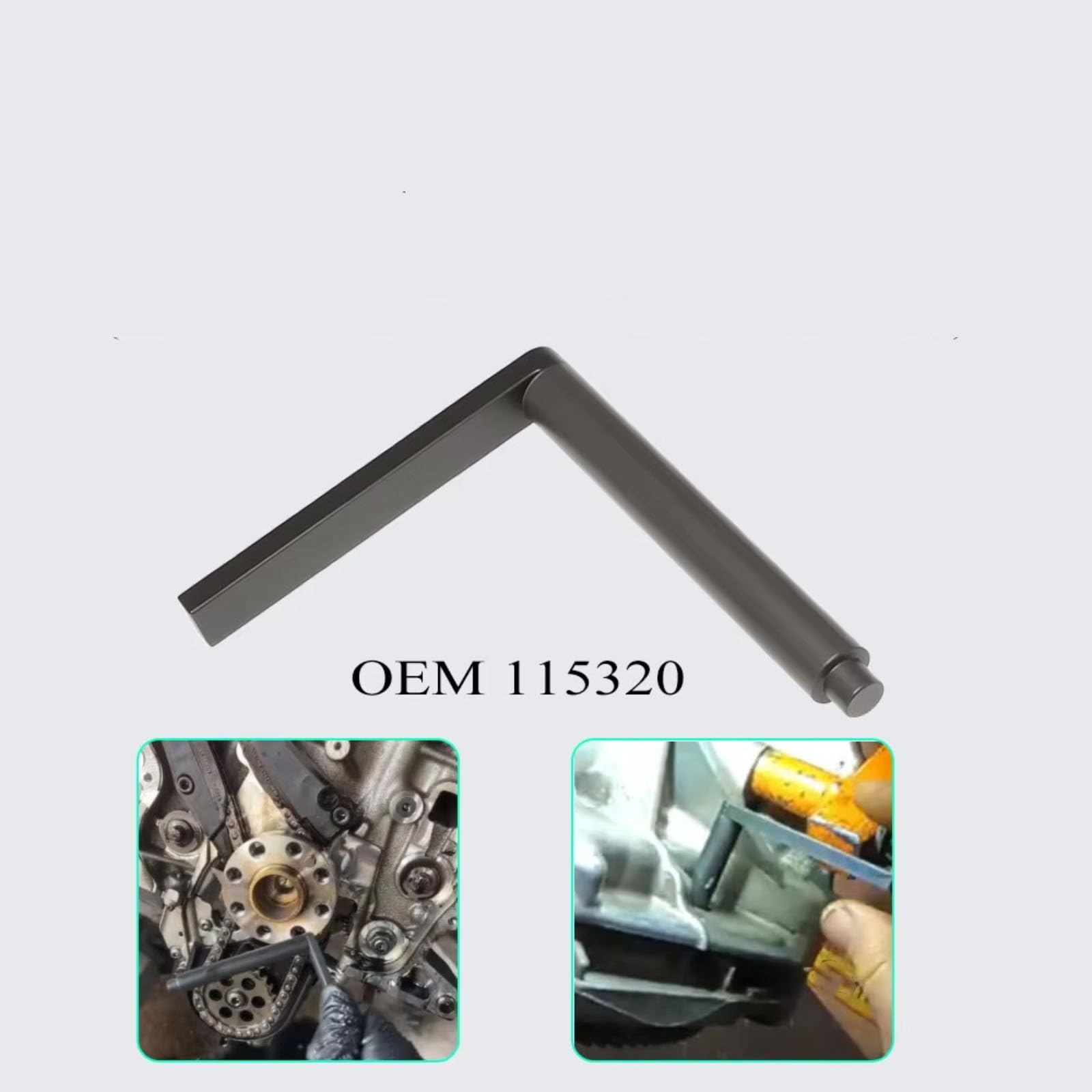 Compatible con para 530d GT F07 2009-2012 Herramientas De Alineación del Eje Equilibrio Árbol Levas Motor Coche Kit Sincronización Herramienta Calado Motor