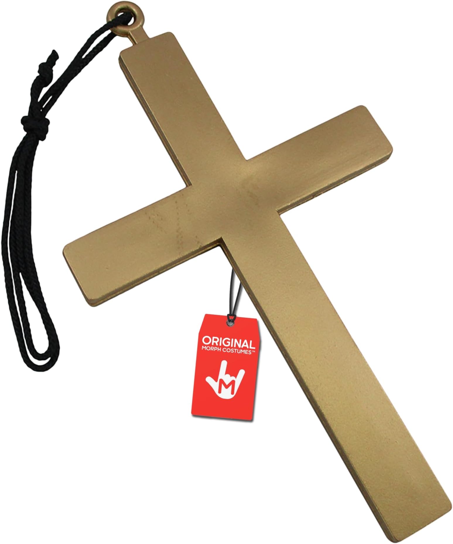Nicky Bigs Novelties Giant Cross Necklace, Big Gold Cross Necklace For Men, Priest Costume Adult Mens, Priest Accessories For Men