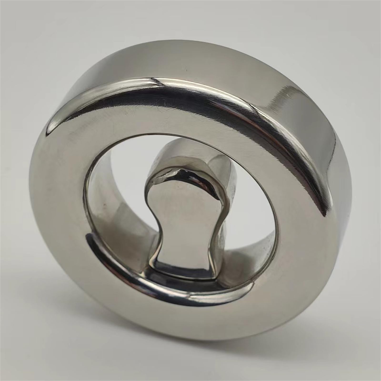10 Größen Edelstahl Dicker Hodenring CBT Ballstretcher Cock Ringe Hodenstrecker Metall Penisring Hodengewicht Hodensack Anhänger Ring Penistraining SM Bondage Sex Spielzeug für Männer