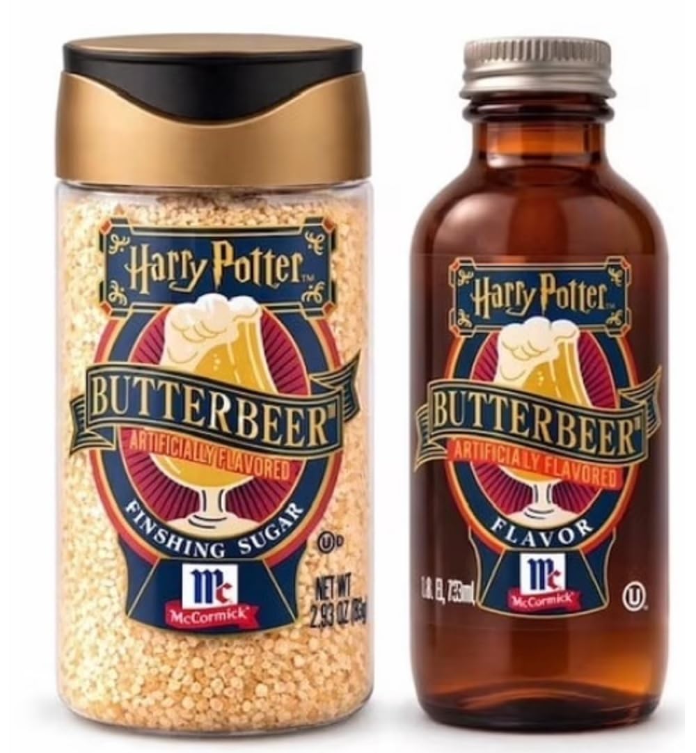 McCormick Harry Potter Butterbeer Flavoring & Finishing Sugar Set