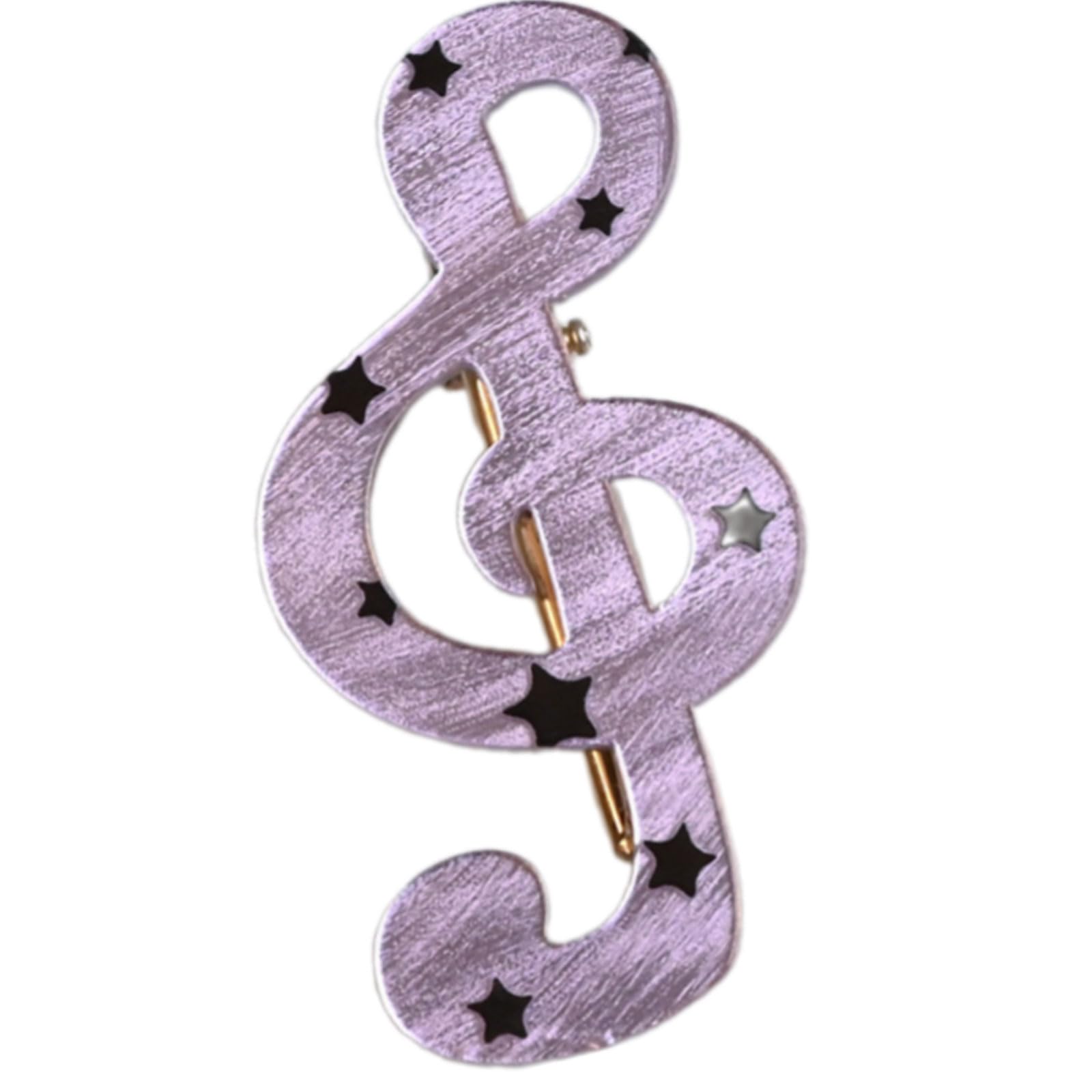YUXITA Stylish Star Musical Note Resin Hair Clip Elegant Barrettes Daily Hairpin For Women Girls Fashion Accessories