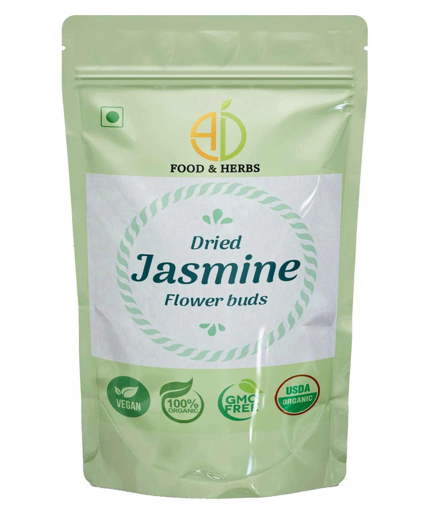 Dried Jasmine Petals / Chameli ke phool Aromatic Petals Aromatic Edible for Homemade Lattes, Tea Blends, Bath Salts, Gifts, Crafts 50 Gms