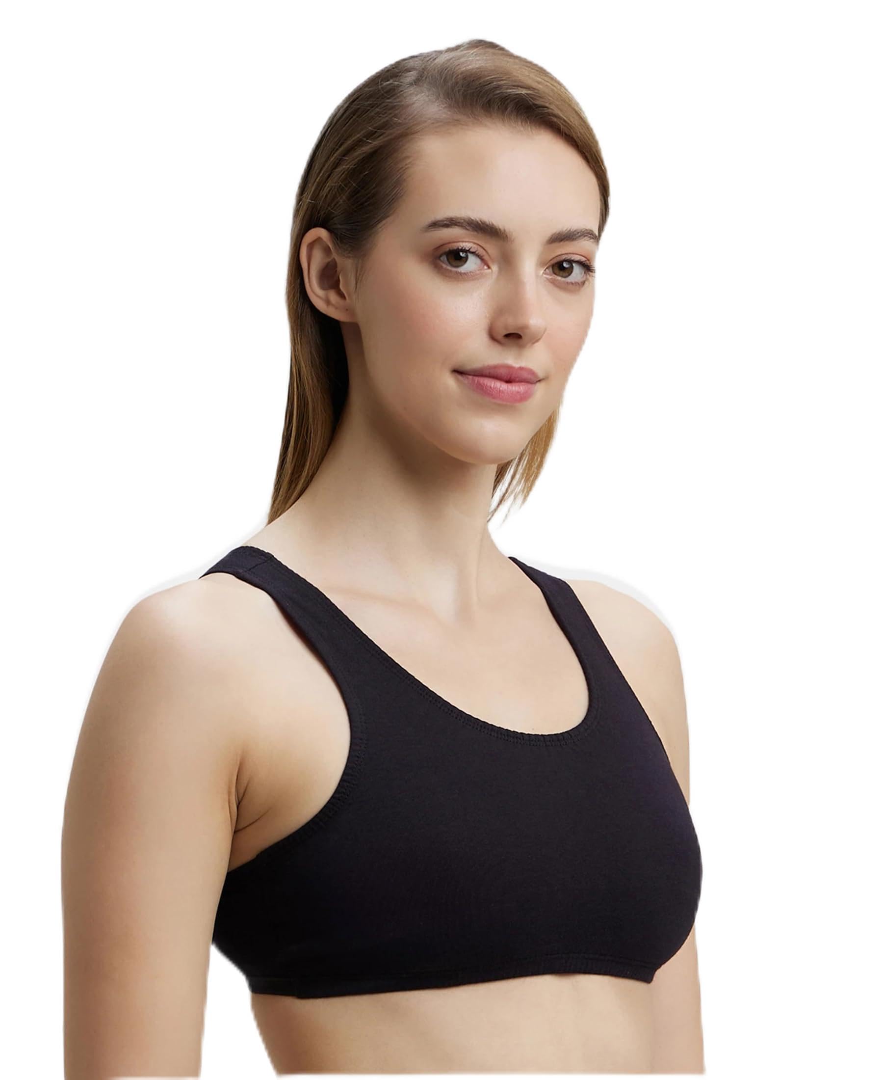 Jockey Women's Modal Crop Top 1582_Black_XL-image-26