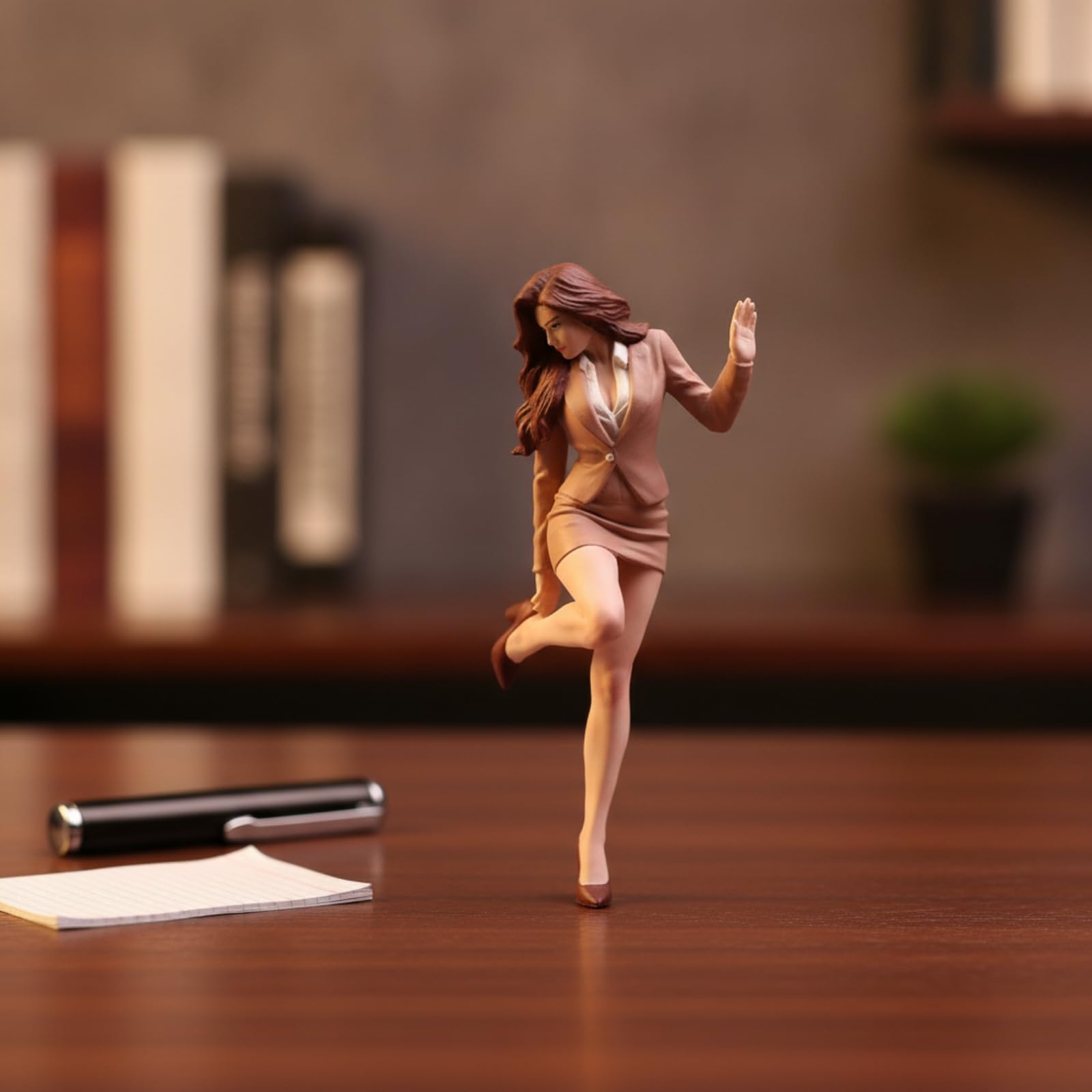 Miniaturfigur Detailgetreu Resinfigur Bemalt Modellfigur für Diorama, 1/18, Fein Bemalt Mit Gesichtszügen