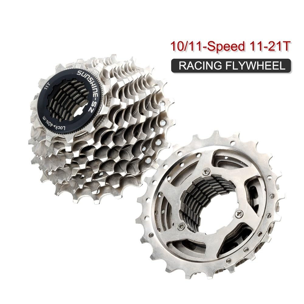Kaseta Rowerowa Rower wyścigowy Wolnobieg 10 11 prędkości Velocidade 11-21T Kaseta rowerowa Zębatka Rowery szosowe Ratchet Speed Cassette(11S 21T)