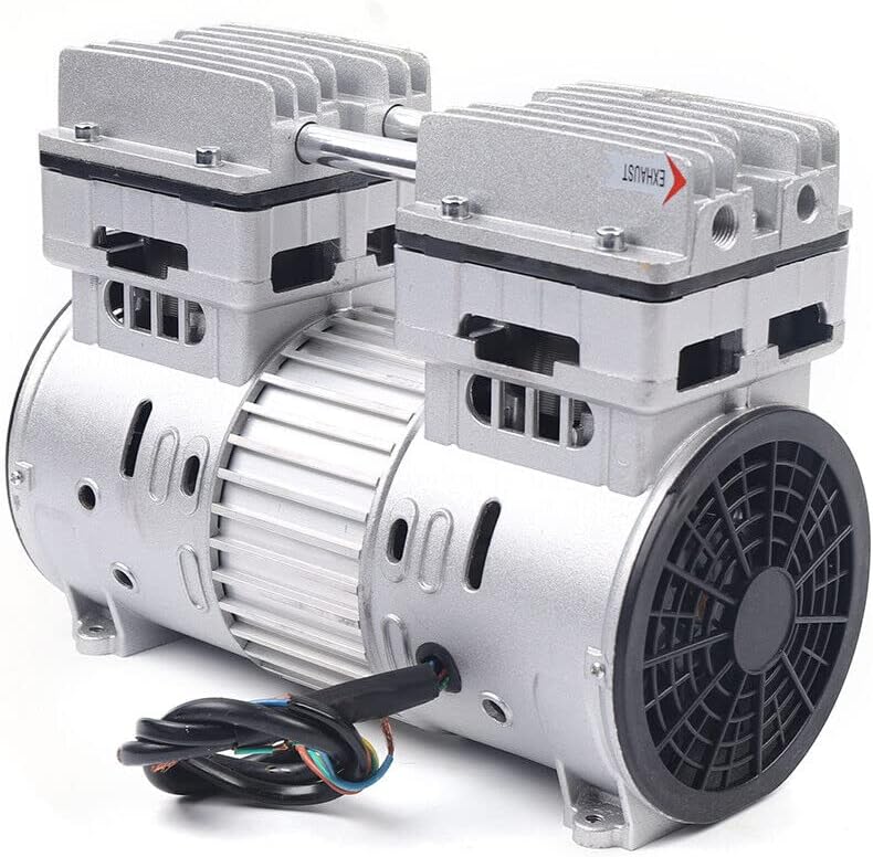 750 W 1HP OilFree Compressor Head Air Compressor 8 Bar 145 L/min Quiet