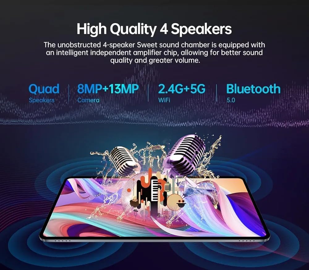 Teclast T40 PRO 10,4 polegadas Tablet Android 11 RAM 8GB ROM 128