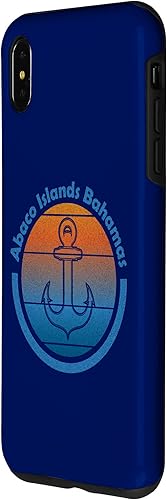 Vista 2 de iPhone XS Max Bahama Vibes - Bahamian Sailing Anchor Abaco Islands Bahamas Case