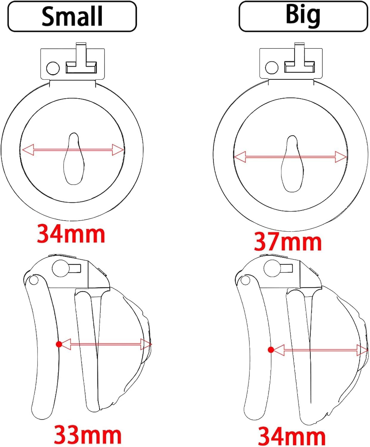 Sissy De Castidad Hombre Pink Chastity Cage Male Sexuales Para Sexo Pareja Jaula Para El Pene Juguetes Eróticos Para Adultos (S)