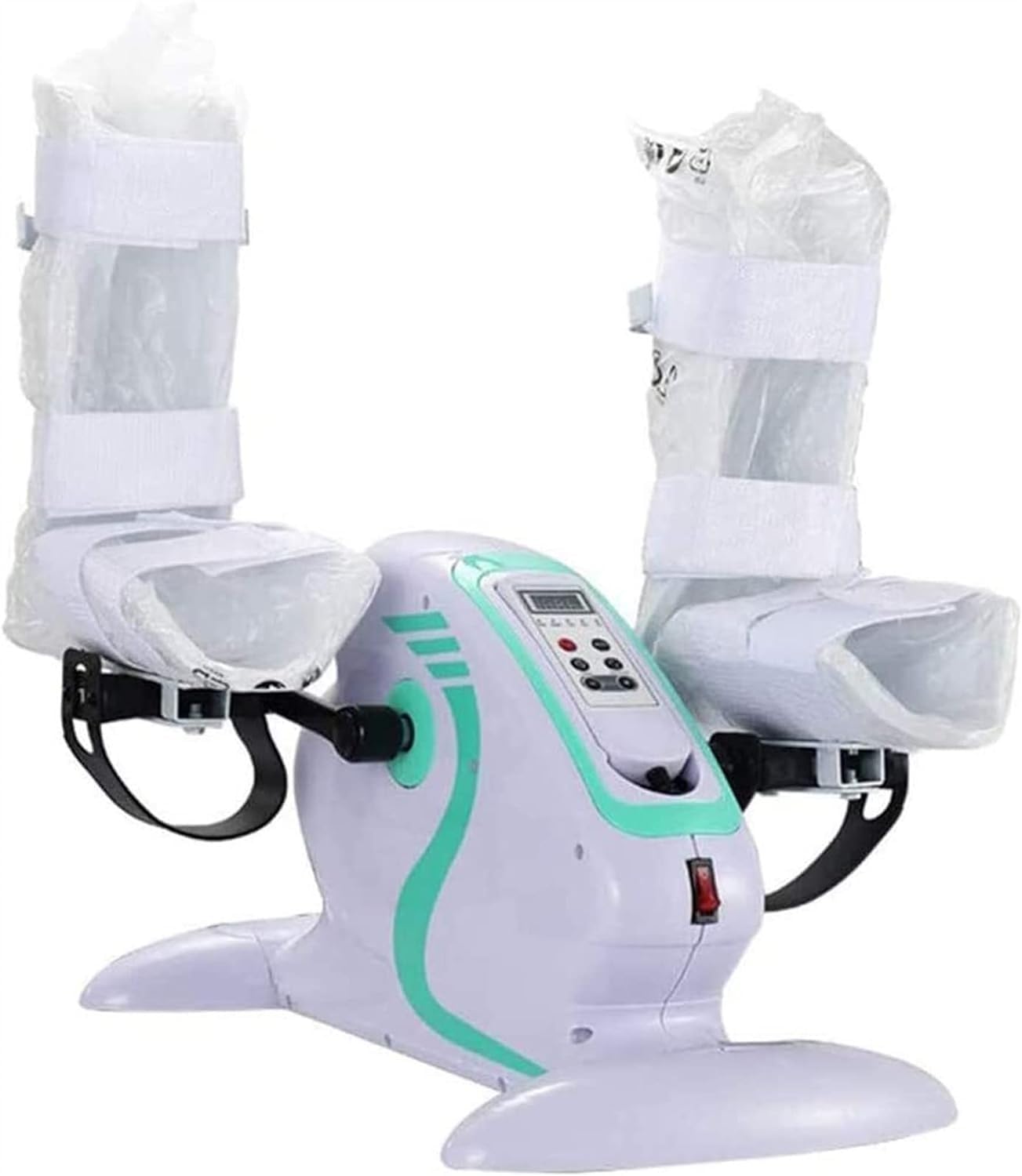 Przenośny elektryczny Mini rower stacjonarny elektryczny elektryczny ręczny do kolan ramię nogi mini rower do ćwiczeń rehabilitacyjnych sprzęt rehabilitacyjny