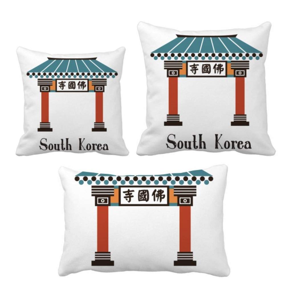 Coussin Bulguksa Korea Landmarks DIYthinker avec housse