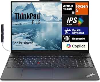Amazon.com: Lenovo ThinkPad E16 Gen 1 Business Laptop 16.0