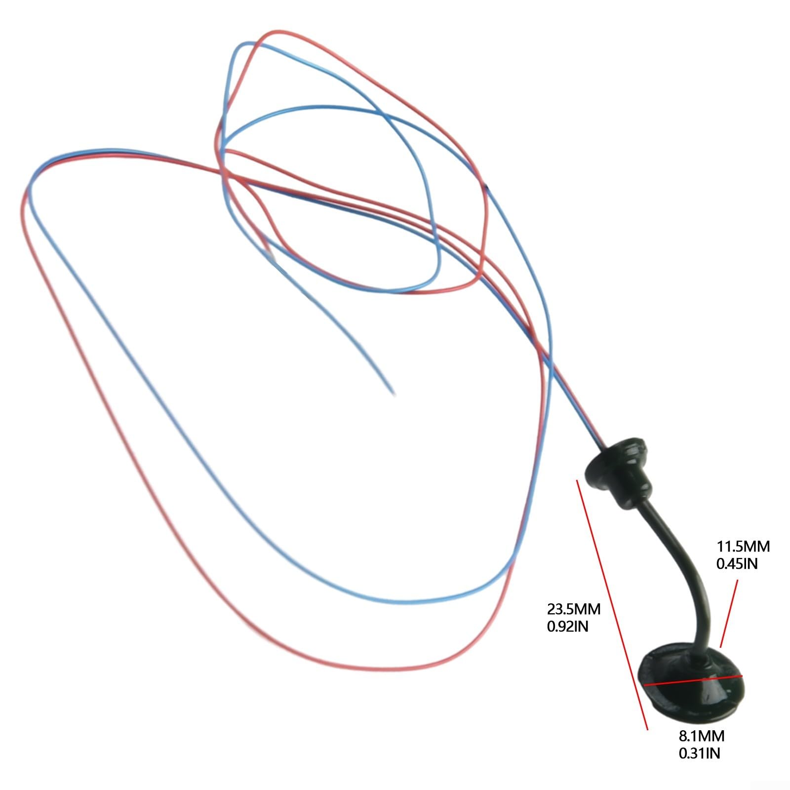 Ehlivhall Outdoor Wall Hanging Lamp for Model Railway HO Scale 1:87 Warm White LED Light(20pcs)