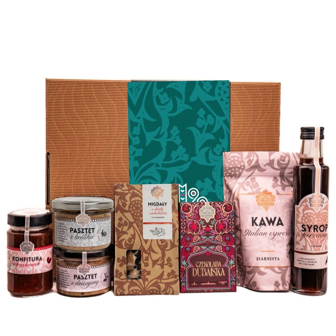 Schronisko Bukowina Weihnachts-Geschenkset, 8-teilig, Feinkost