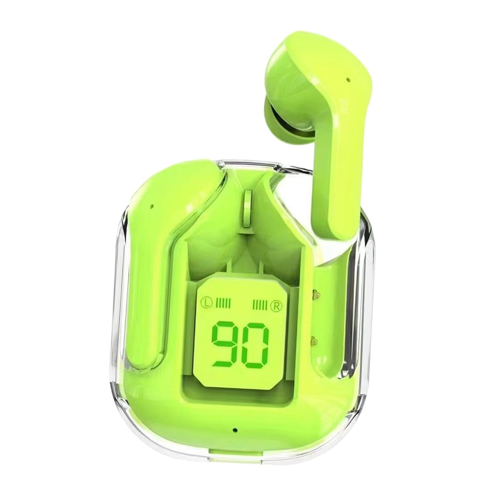 Club Bollywood®Wireless Earbuds Led Display Bluetooth Headphones for Running Office Fitness Green|Cell Phones & Accessories | Cell Phone Accessories |⢠Cell Phones & Accessories|2 Earbuds