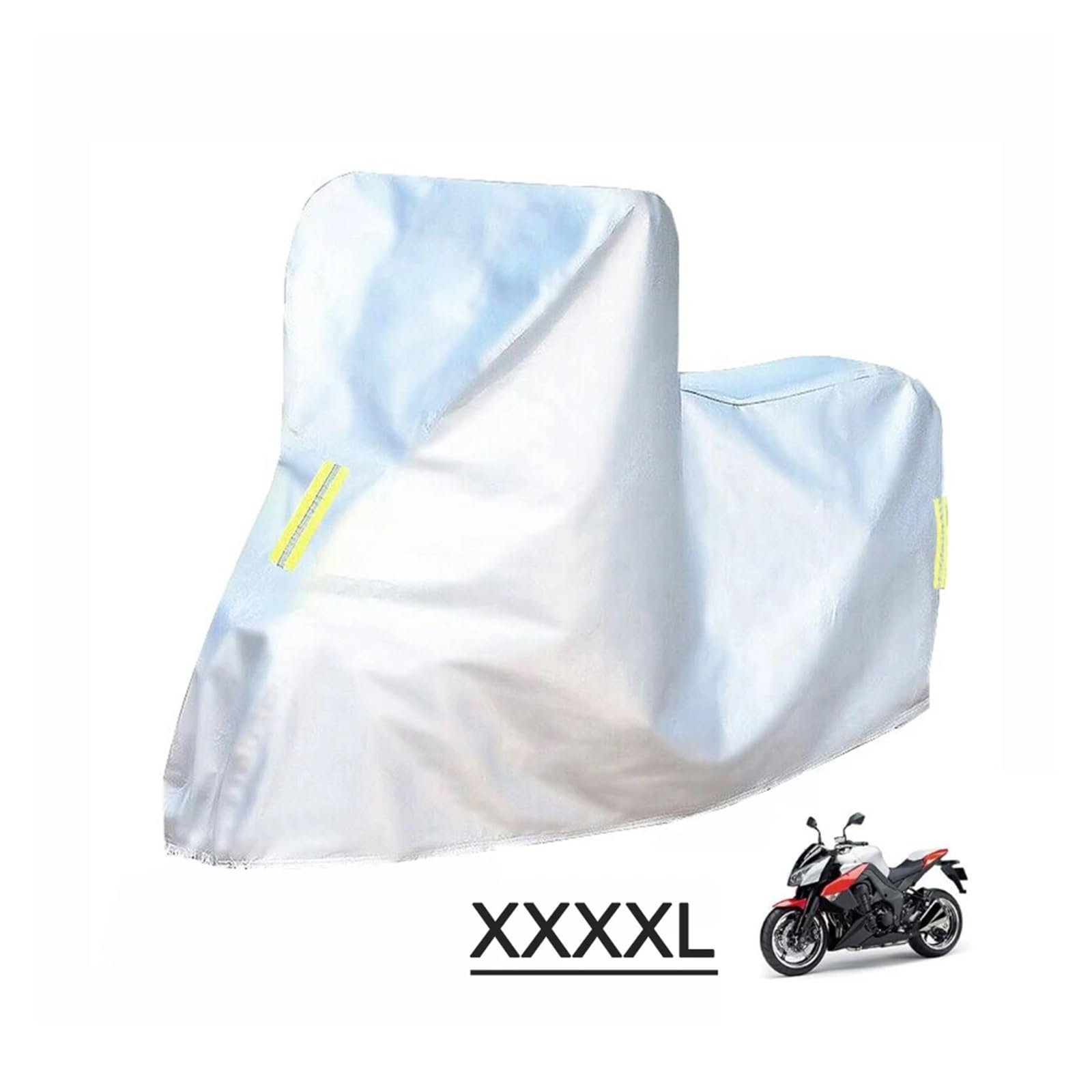 Cubre Moto Impermeable Cubierta de motocicleta M-4XL Universal al aire libre Protector UV Scooter todas las estaciones impermeable bicicleta lluvia cubierta a prueba de polvo 210D tela Oxford(L 225x95