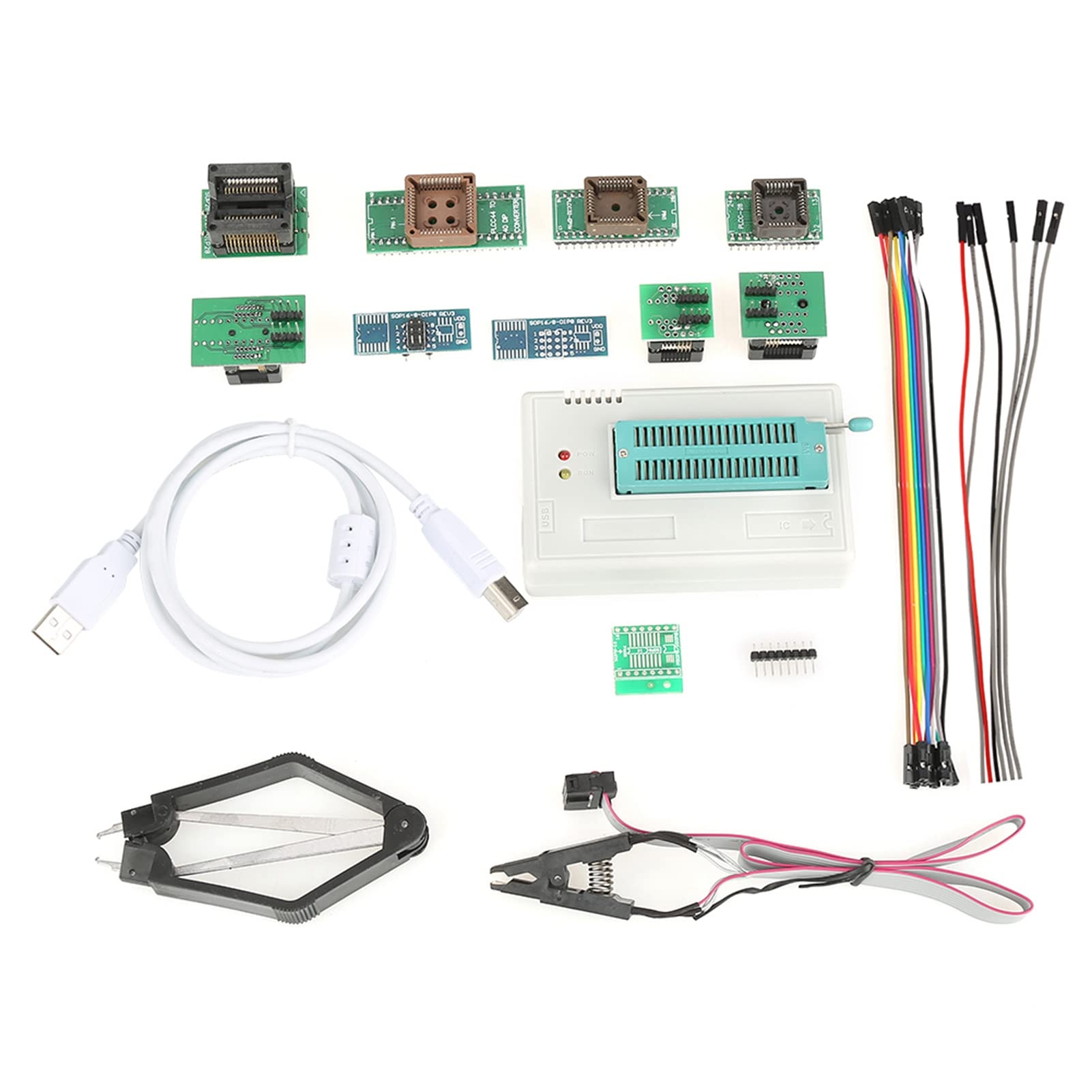 TL866II Universal, Eeprom Programmer Eprom Programmer Plus EEPROM Flash 8051 AVR MCU GAL PIC con 10 Adaptadores