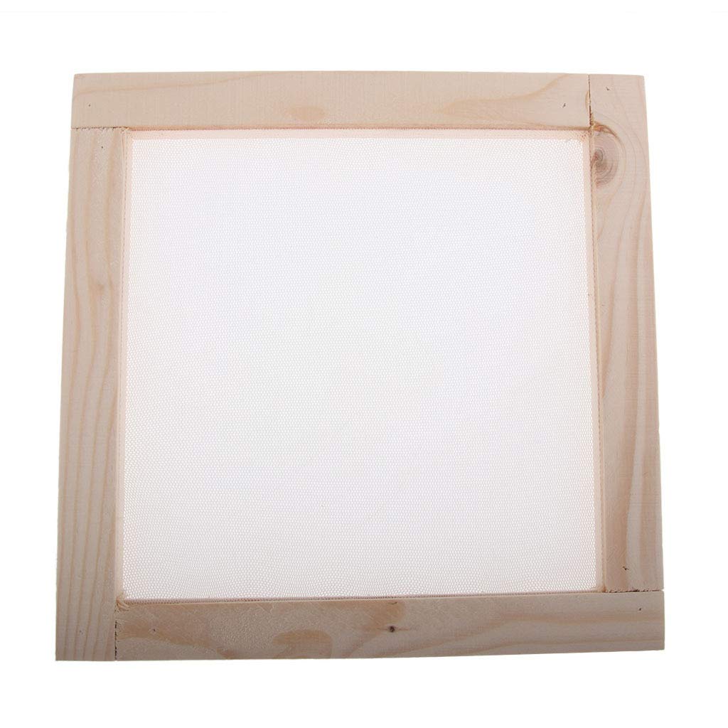 Papierschöpfrahmen Aus Holz - DIY Rahmen Für Papierrecycling & Getrocknete Blumen