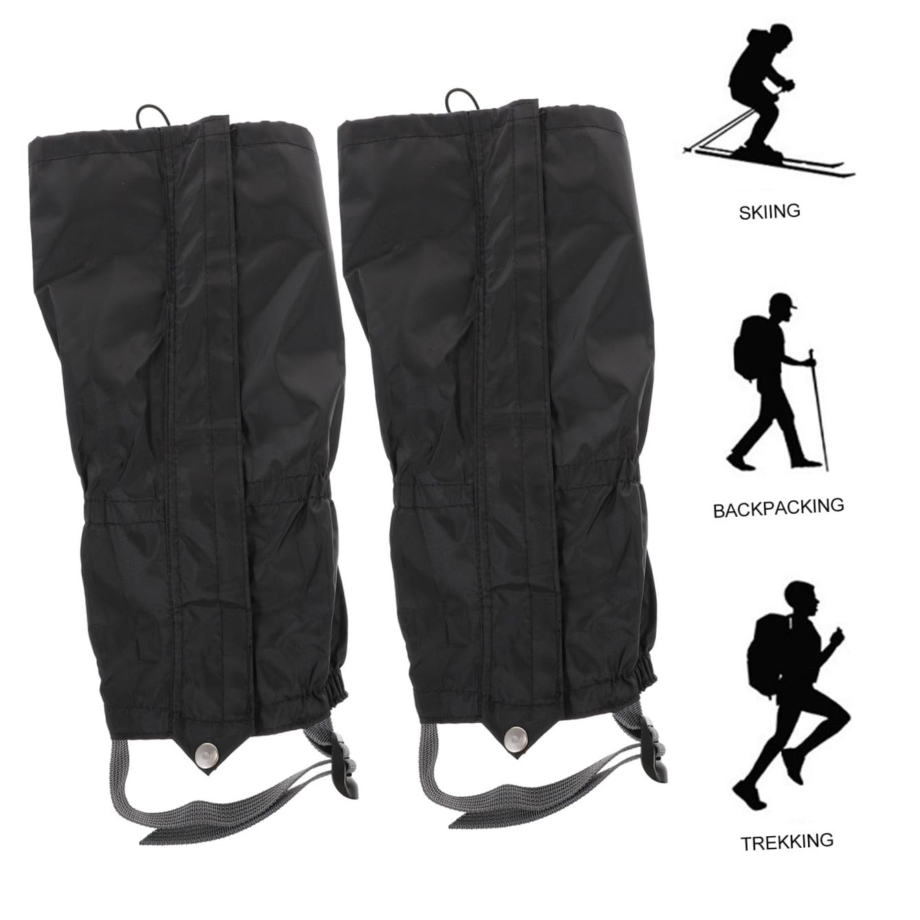 BESPORTBLE Lot De 3 Guêtres Thermiques pour Randonnée en Plein Air Résistantes À Leau Matériau Respirant Et Protecteur pour Les Jambes 2 Pièces X 3