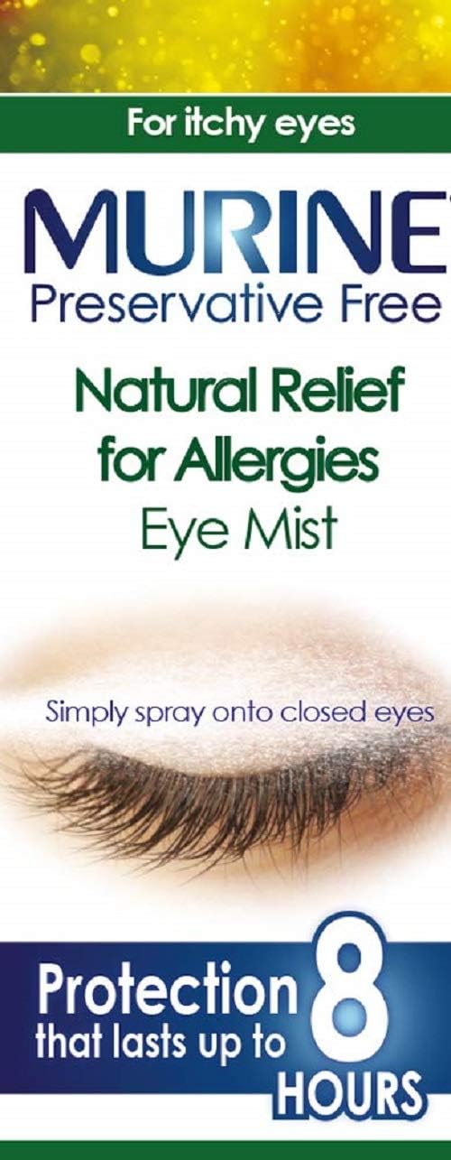 Murine Natural Relief for Allergies Eye Mist for Long Lasting Protection from a Range of Allergies that Lasts Up to 8 Hours, 15 ml